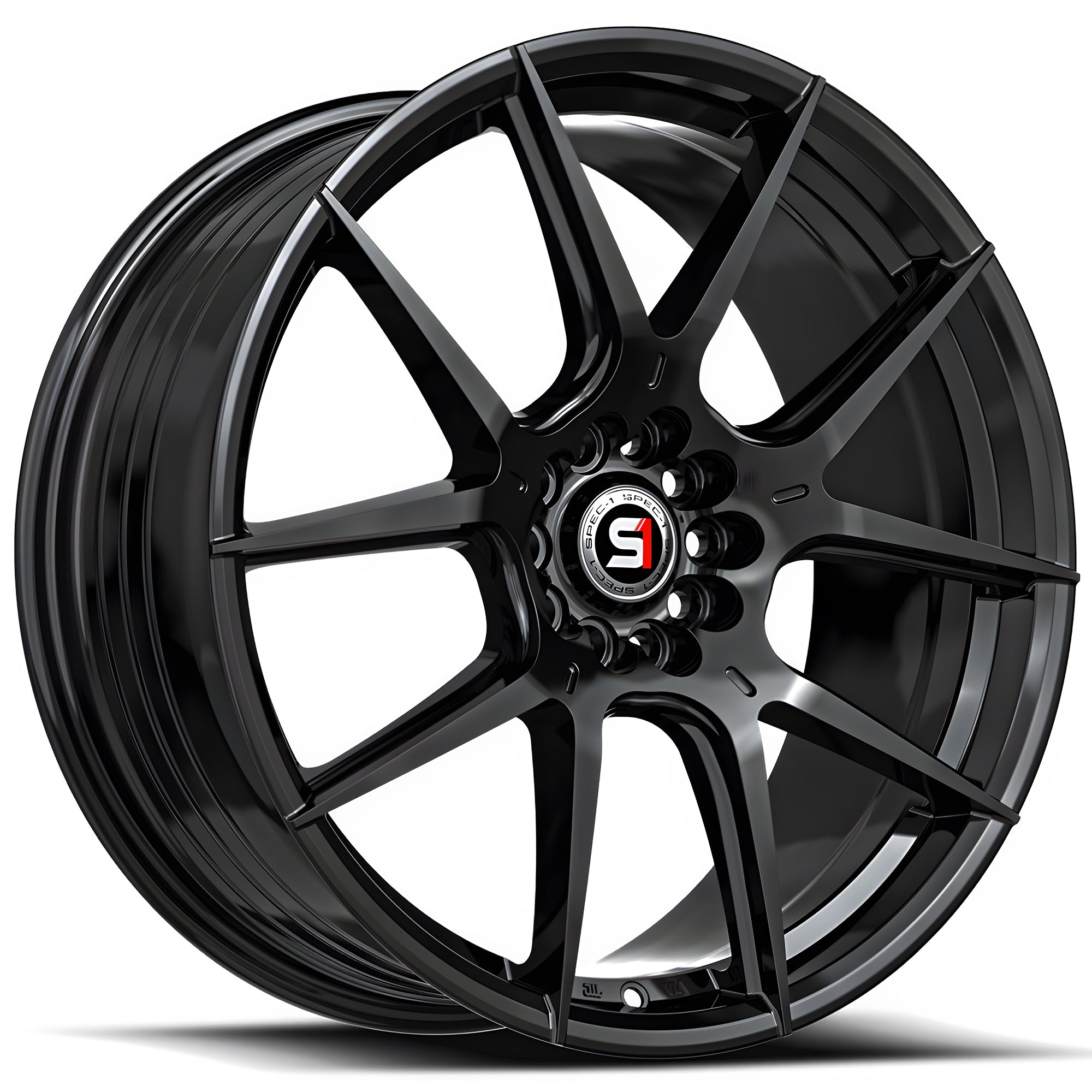 Spec-1 SP-71 Gloss Black - 20x8.5 | +38 | 5x114.3 / 5x120 | 73.1mm