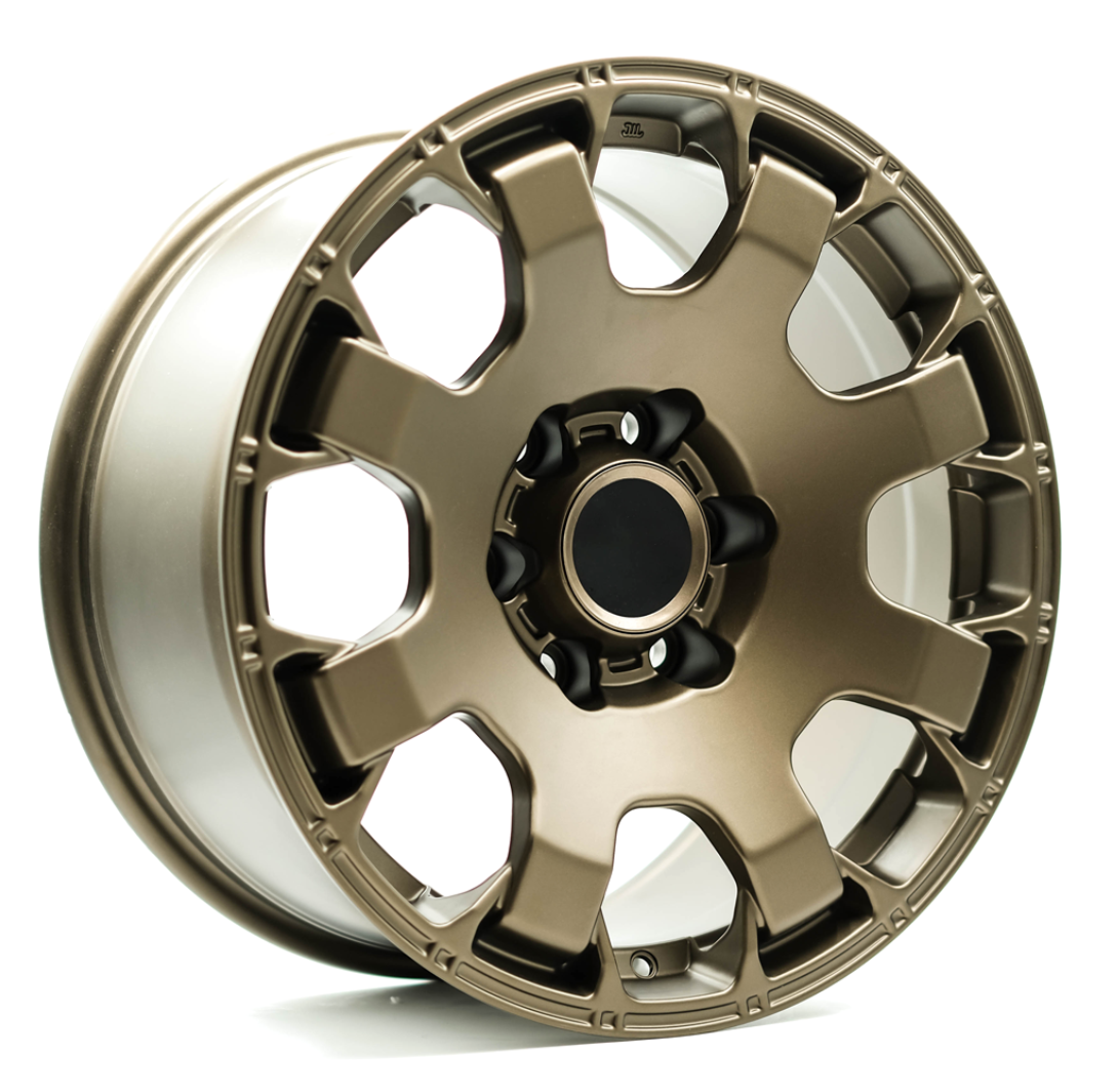 OE+ TT07 Satin Bronze - 17x8 | +25 | 6x139.7 | 95.1mm | Flat