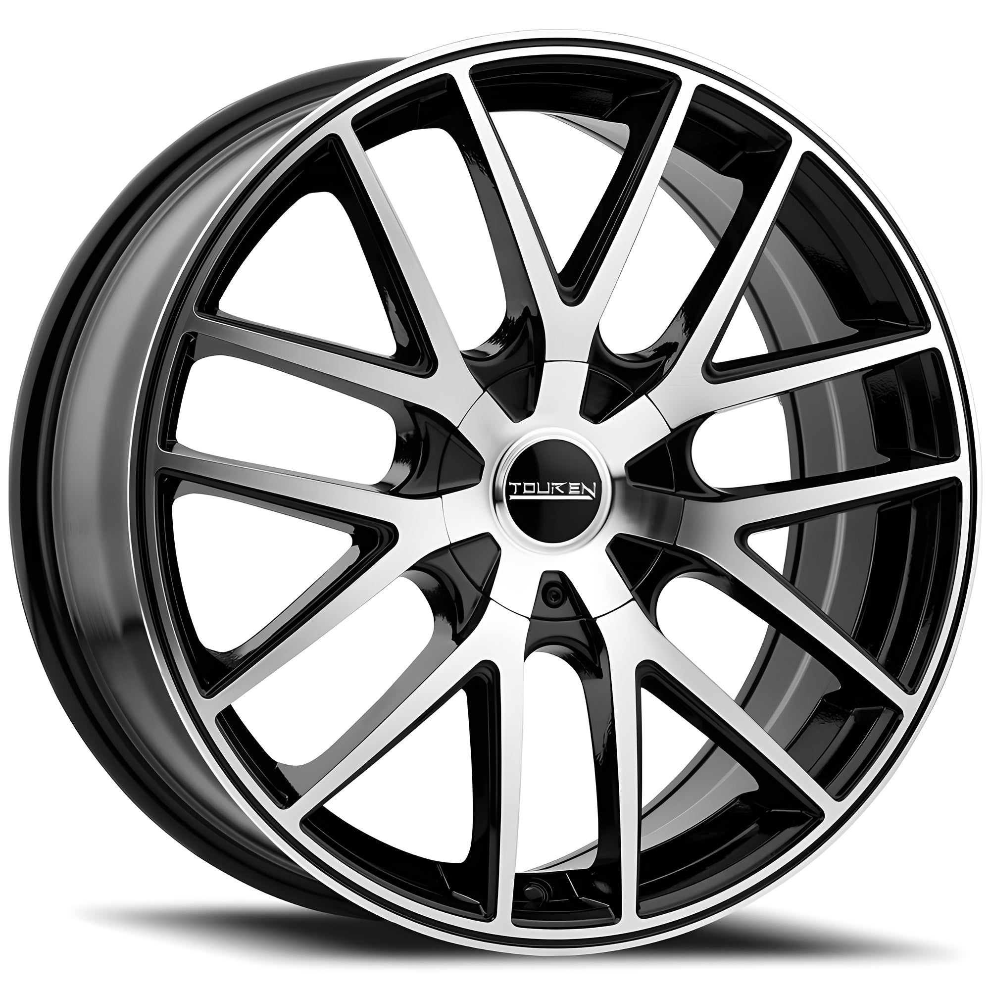 Touren TR60 Gloss Black Machined - 17x7.5 | +42 | 5x108 / 5x114.3 | 72.62mm