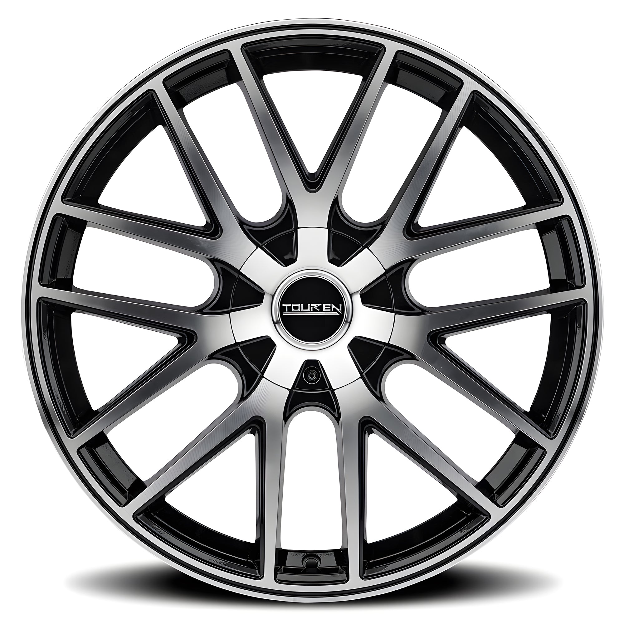 Touren TR60 Gloss Black Machined - 17x7.5 | +42 | 5x112 / 5x120 | 72.62mm