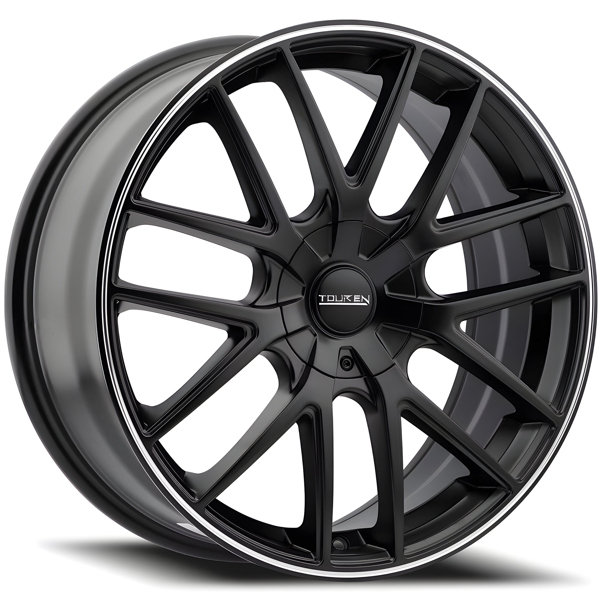 Touren TR60 Matte Black Machined - 16x7 | +42 | 4x108 / 5x108 | 72.62mm