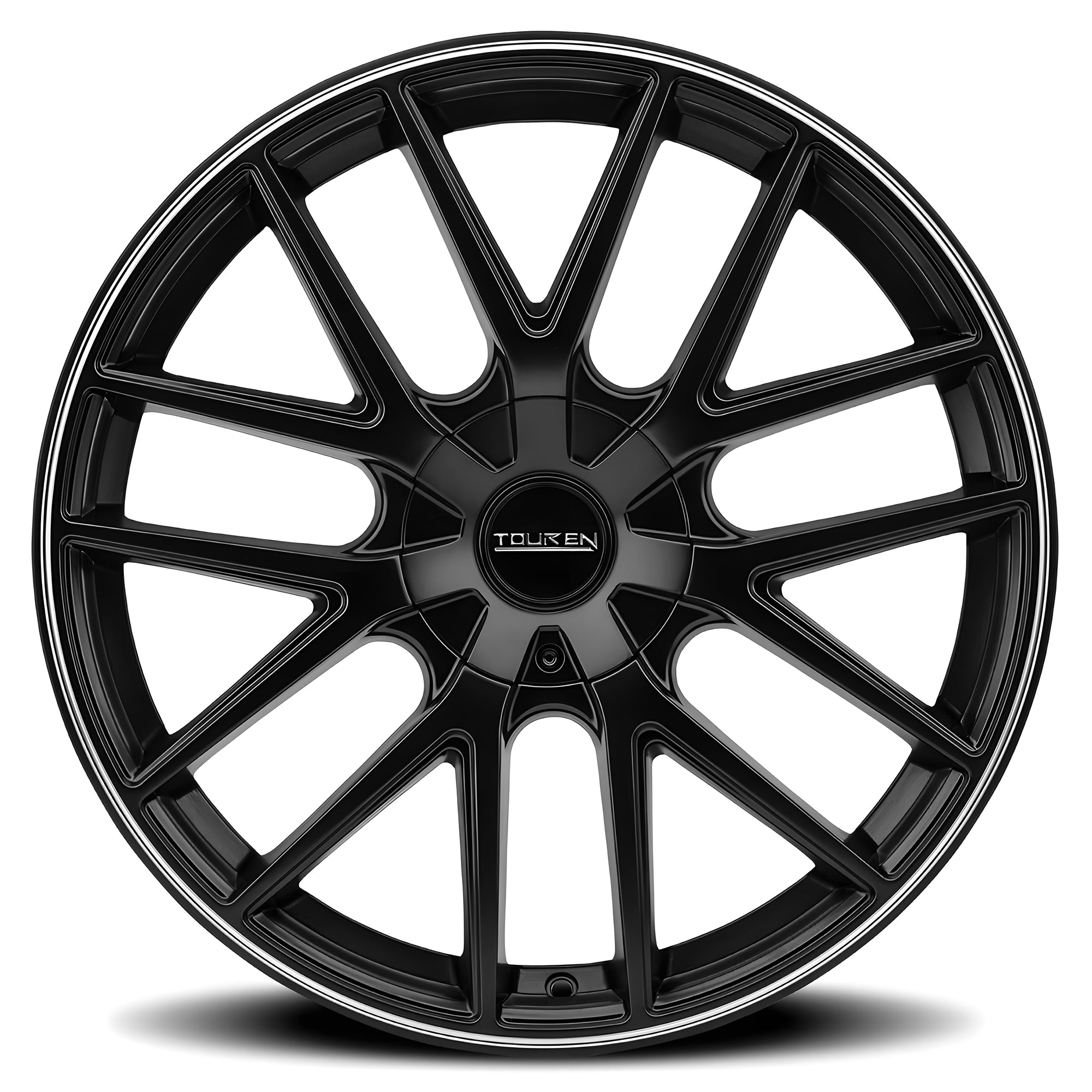 Touren TR60 Matte Black Machined - 16x7 | +42 | 4x108 / 5x108 | 72.62mm