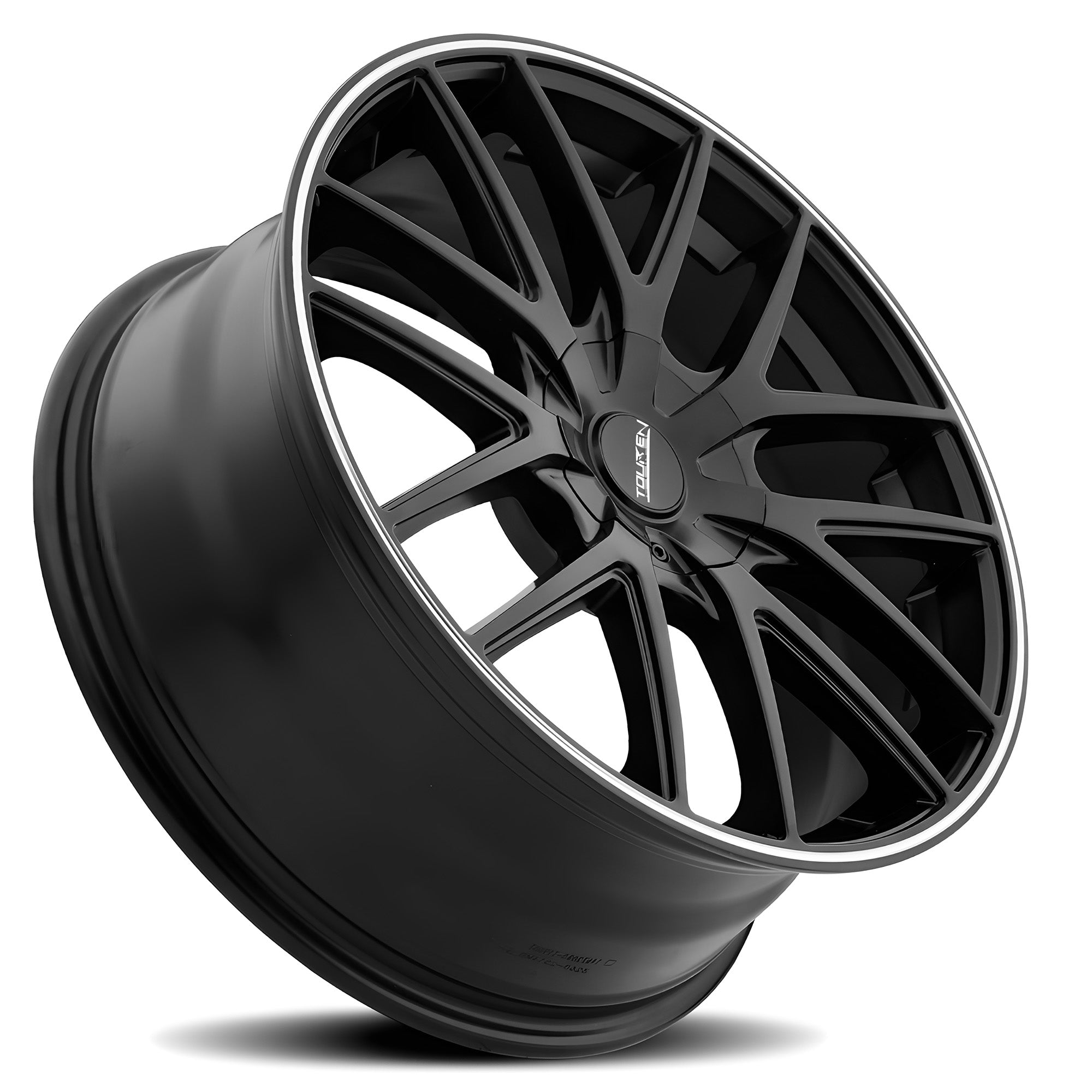 Touren TR60 Matte Black Machined - 16x7 | +42 | 4x108 / 5x108 | 72.62mm