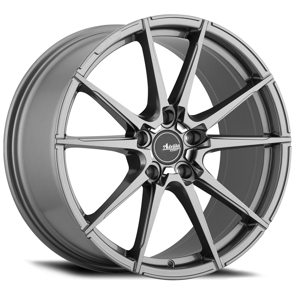 Advanti Appello 19 x 8.5 | 5x112 | +32 | 66.6mm - Gloss Graphite w/ Machine Cut PCD - Wheel Haven