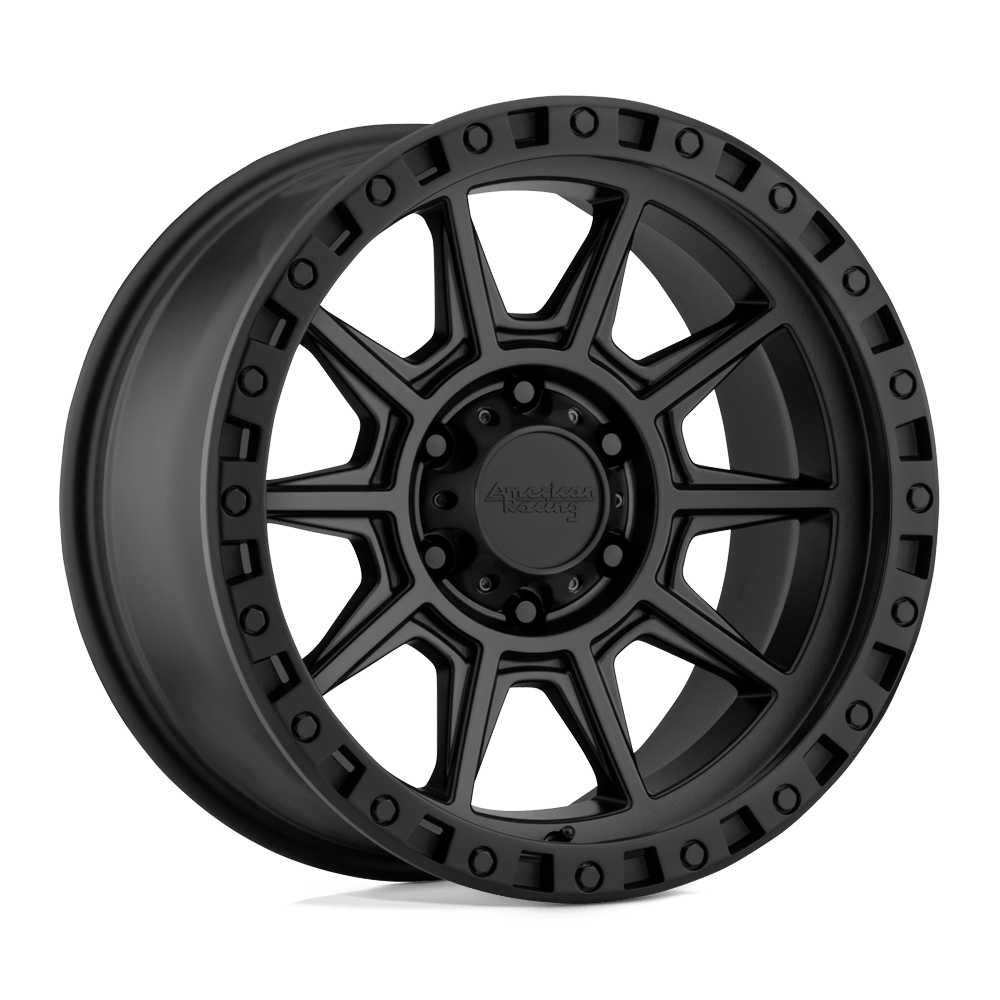 American Racing AR202 Cast Iron Black 17x9 -12 8x165.1 125.2mm - Wheel Haven