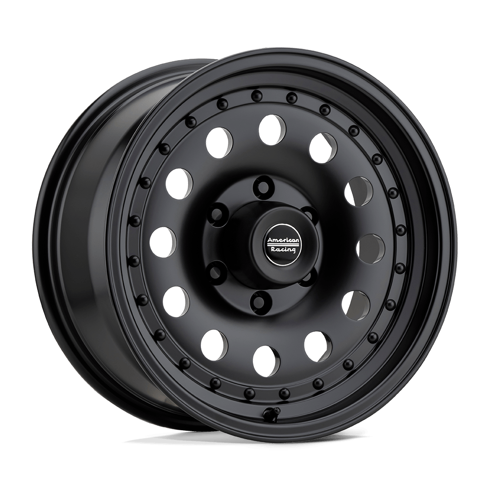 American Racing AR62 Outlaw II Satin Black 16x10 -25 8x170 130.8mm - Wheel Haven