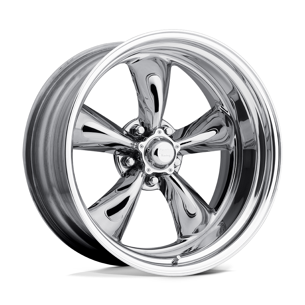 American Racing VN405 Torq Thrust II Custom Two-Piece Chrome w/ Polished Barrel 15x12 Custom 72.6mm - Wheel Haven