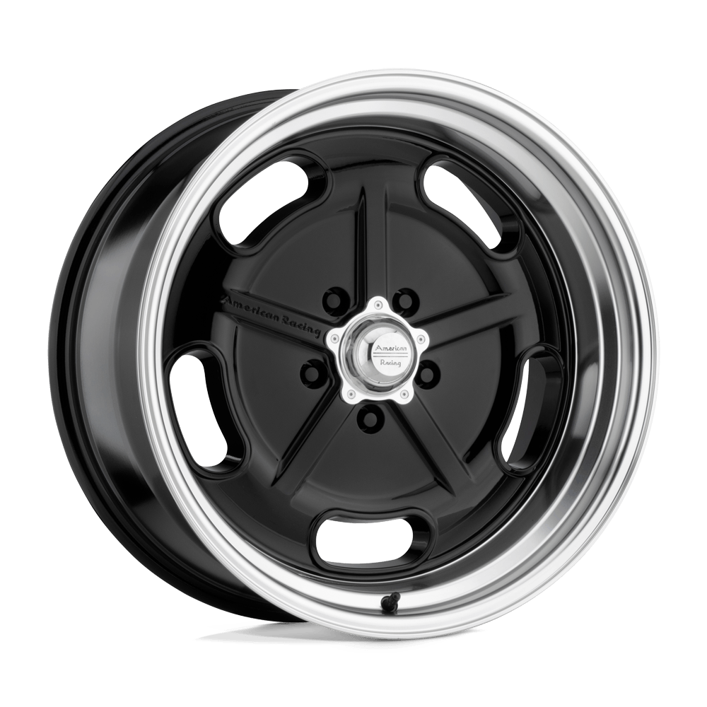 American Racing VN511 Salt Flat Gloss Black w/ Diamond Cut Lip 22x8.5 +0 5x127 78.1mm - Wheel Haven