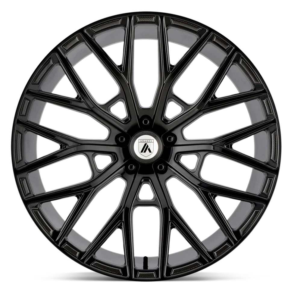 Asanti Black ABL-21 Leo Gloss Black 22x10.5 | +35 | 5x112mm | 72.6mm - Wheel Haven