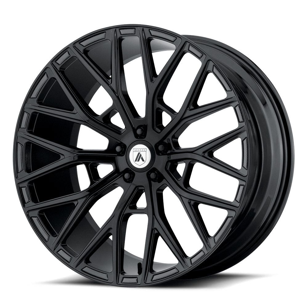 Asanti Black ABL-21 Leo Gloss Black 22x10.5 | +35 | 5x112mm | 72.6mm - Wheel Haven