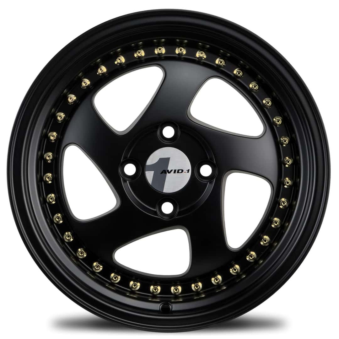 AVID.1 AV-19  15x8 | 4x100 | +25 | 73.1mm - Matte Black - Wheel Haven