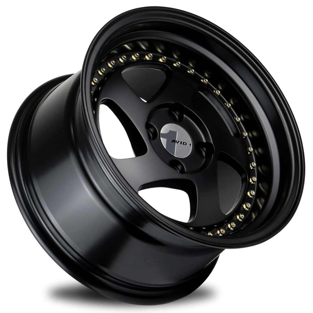 AVID.1 AV-19  15x8 | 4x100 | +25 | 73.1mm - Matte Black - Wheel Haven