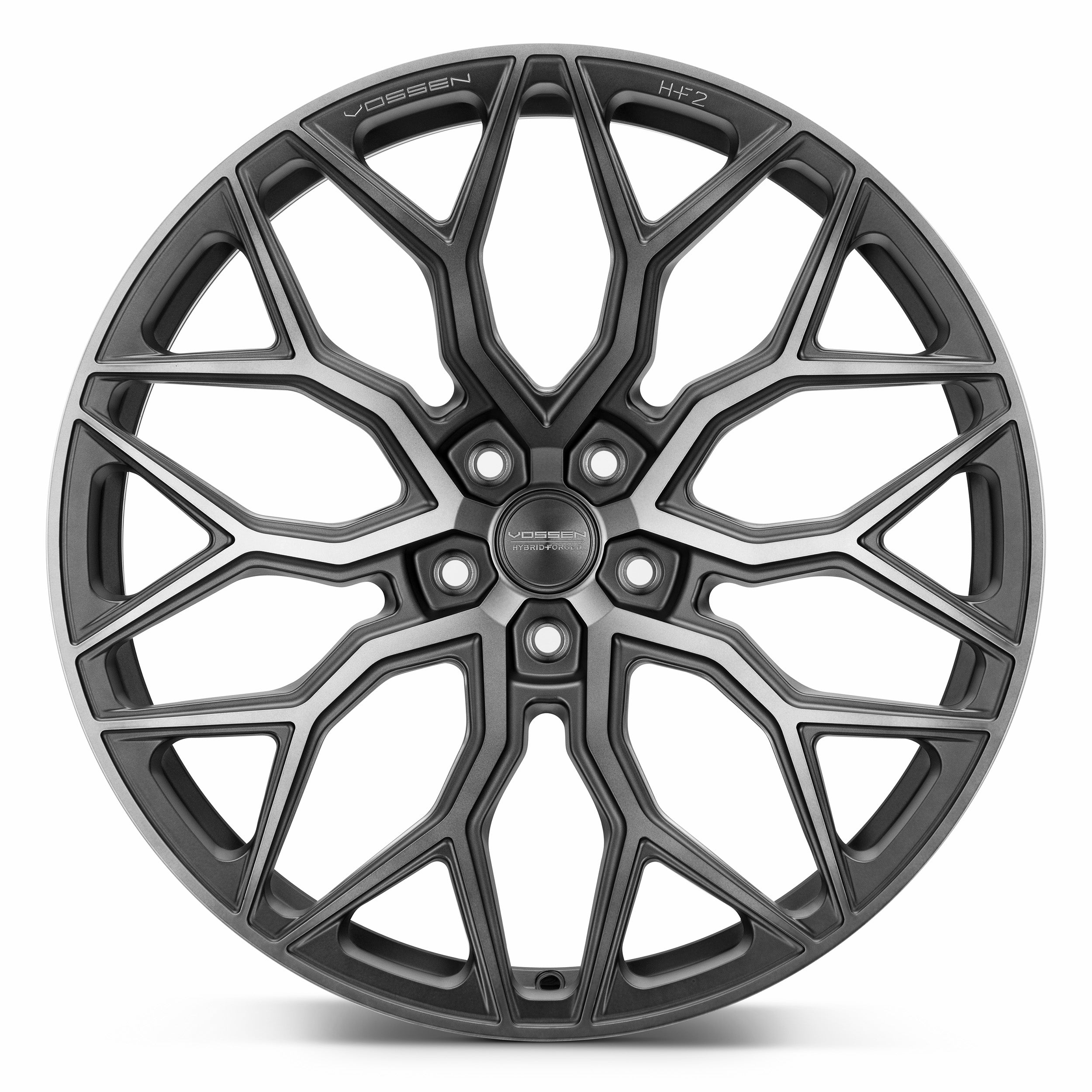 Vossen HF-2 Tinted Matte Gunmetal - 20x10.5 | 5x112 | +45 | 66.56mm