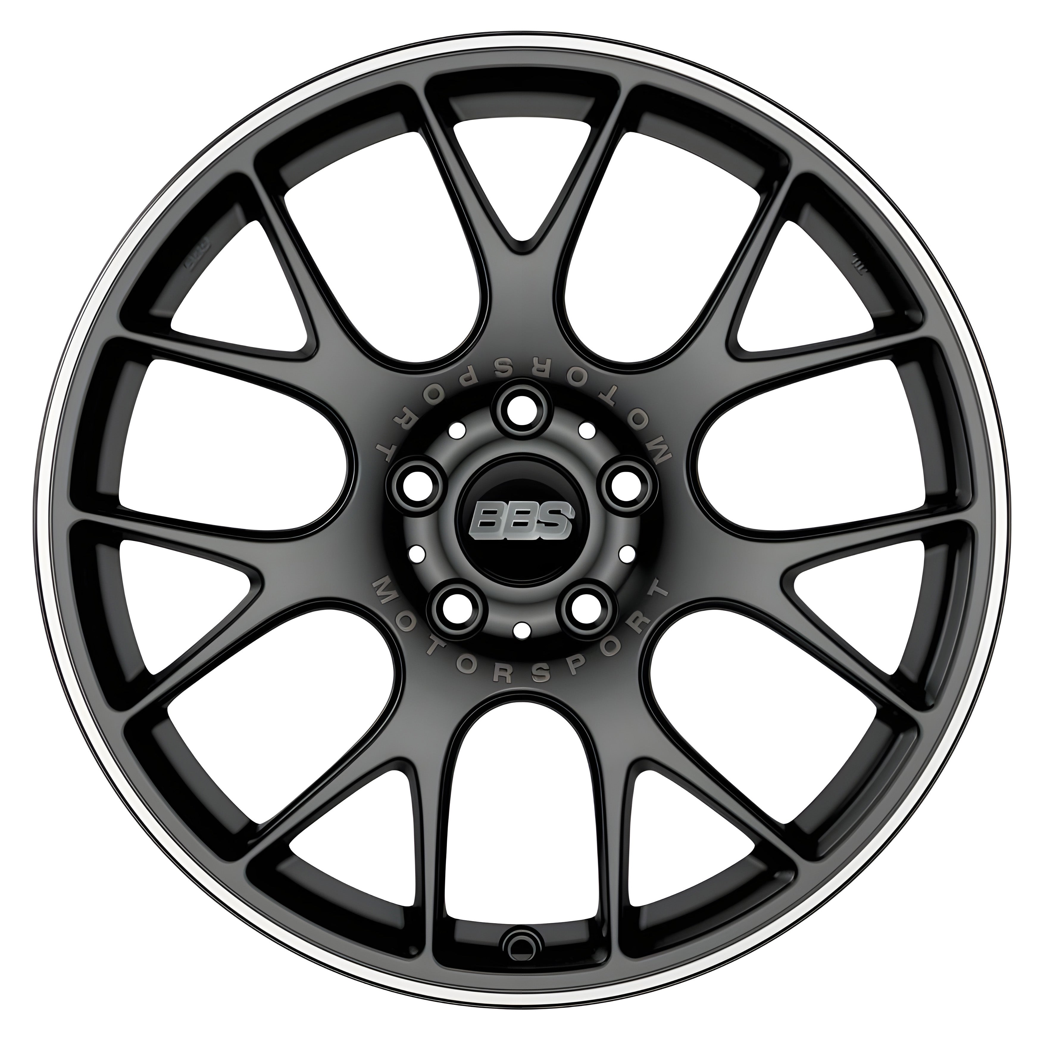 BBS CH-R Satin Black - 18x8.5 | +47 | 5x112 | 82mm PFS