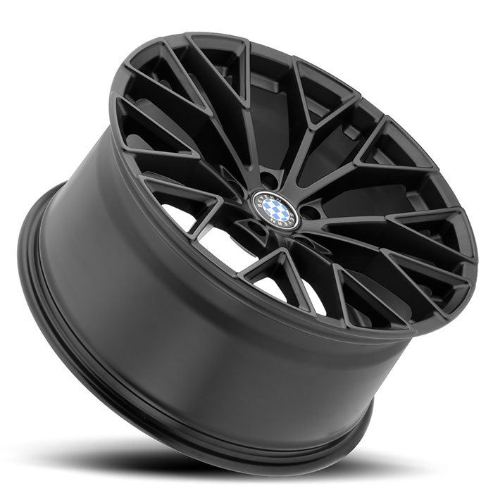Beyern ANTLER 19x8.5 | 5x120 | +30 | 72.6mm - Matte Black w/ Gloss Black Face - Wheel Haven