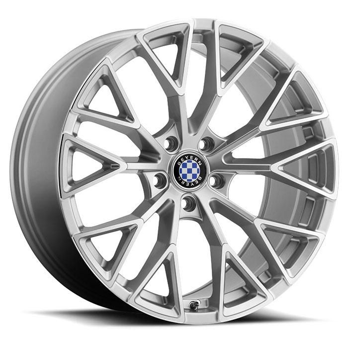 Beyern ANTLER 19x9.5 | 5x120 | +25 | 74.1mm - Silver w/ Mirror Cut Face - Wheel Haven