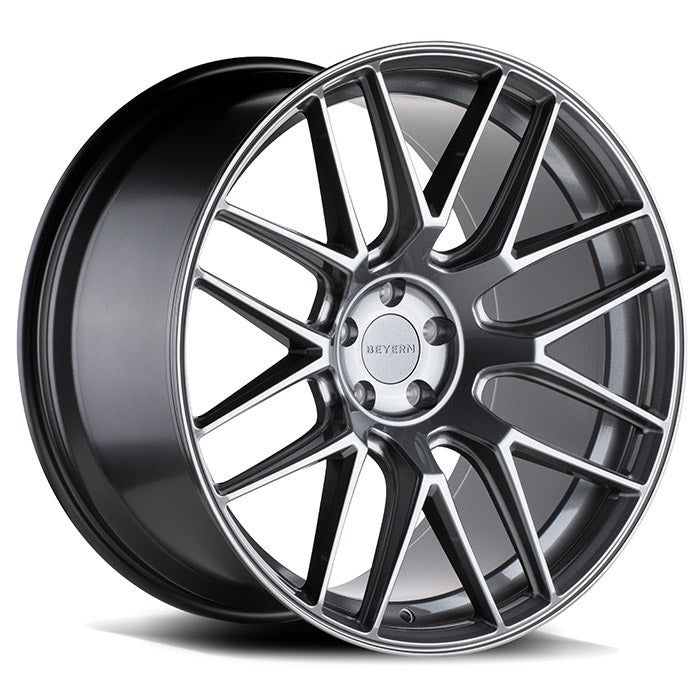 Beyern AUTOBAHN 17x8 | 5x120 | +15 | 74.1mm - Gloss Gunmetal - Wheel Haven