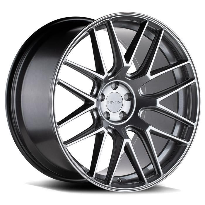 Beyern AUTOBAHN 22x10.5 | 5x112 | +38 | 66.6mm - Gloss Gunmetal - Wheel Haven