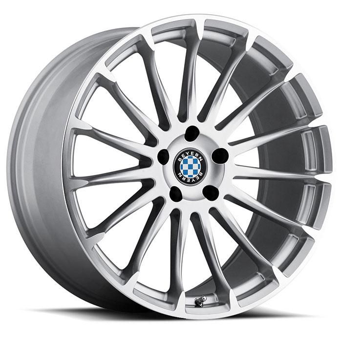 Beyern Aviatic 19x9.5 | 5x120 | +15 | 72.6mm - Silver w/ Mirror Cut Face - Wheel Haven