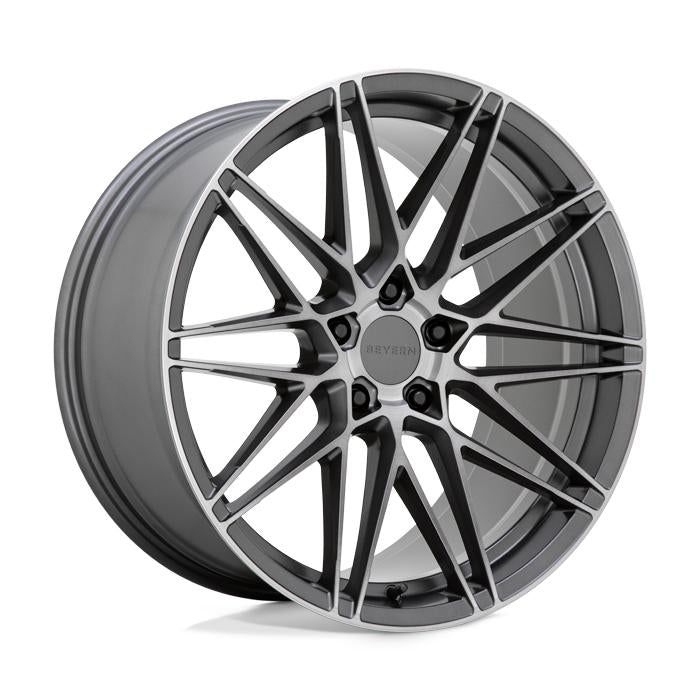 Beyern DAMON 21x10 | 5x112 | +30 | 66.6mm - Matte Gunmetal w/ Brushed Gunmetal Tint Face - Wheel Haven
