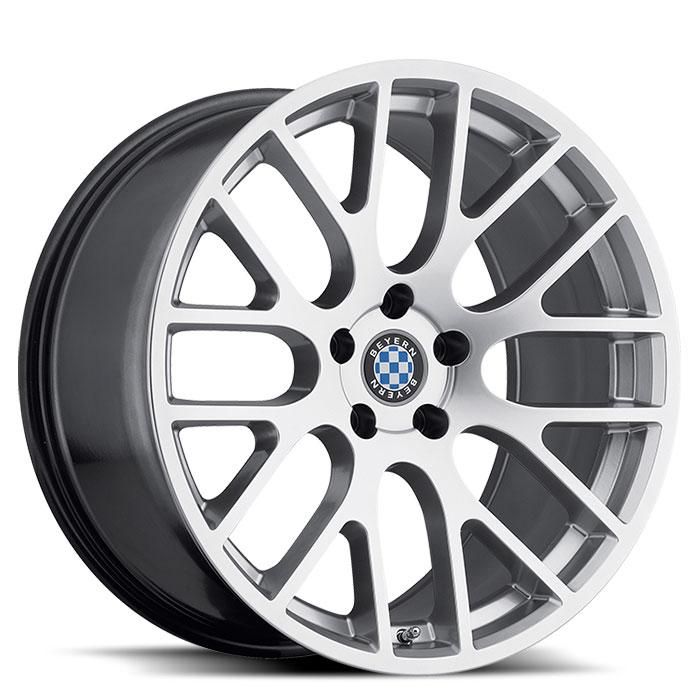 Beyern Spartan 18x8.5 | 5x120 | +40 | 72.6mm - Hyper Silver - Wheel Haven