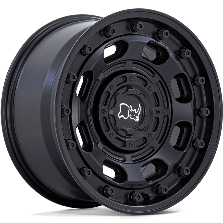 Black Rhino Atlas BR007 Matte Black - 18x9 | +0 | Blank | 72.56mm - Wheel Haven
