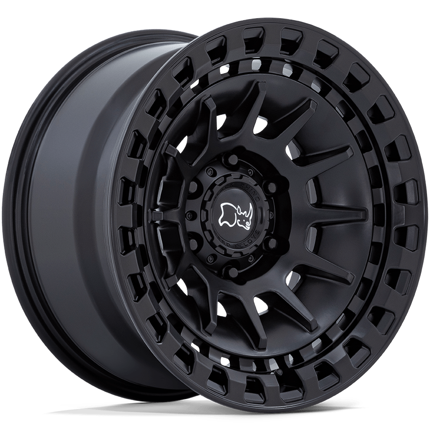 Black Rhino BARRAGE BR009 Matte Black - 18x9 | +0 | 6X139.7 | 106.1mm - Wheel Haven
