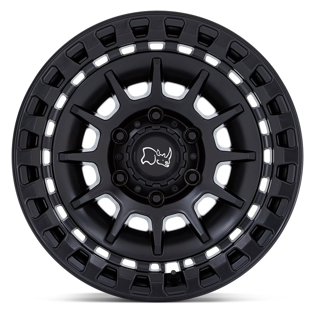 Black Rhino BARRAGE BR009 Matte Black - 18x9 | +0 | 6X139.7 | 106.1mm - Wheel Haven