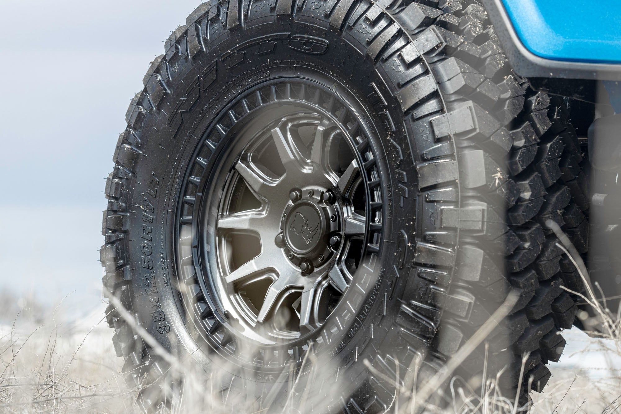 Black Rhino Calico Matte Gunmetal w/ Matte Black Lip - 20x9 | +0 | 5x127 | 71.5mm - Wheel Haven