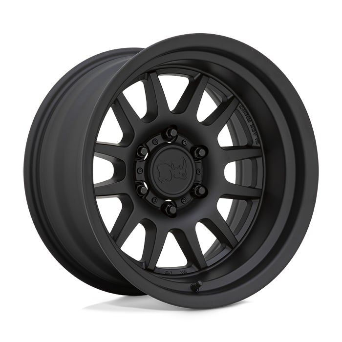 Black Rhino Guide Matte Black - 17x9 | +0 | 6x114.3 | 66.1mm - Wheel Haven
