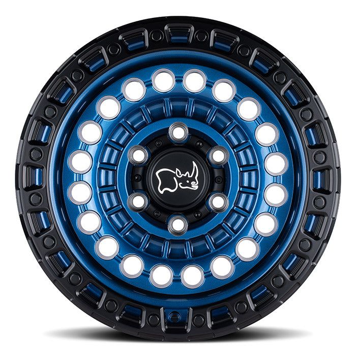 Black Rhino Sentinel Cobalt Blue w/ Black Ring - 20x9.5 | -18 | 5x127 | 71.5mm - Wheel Haven