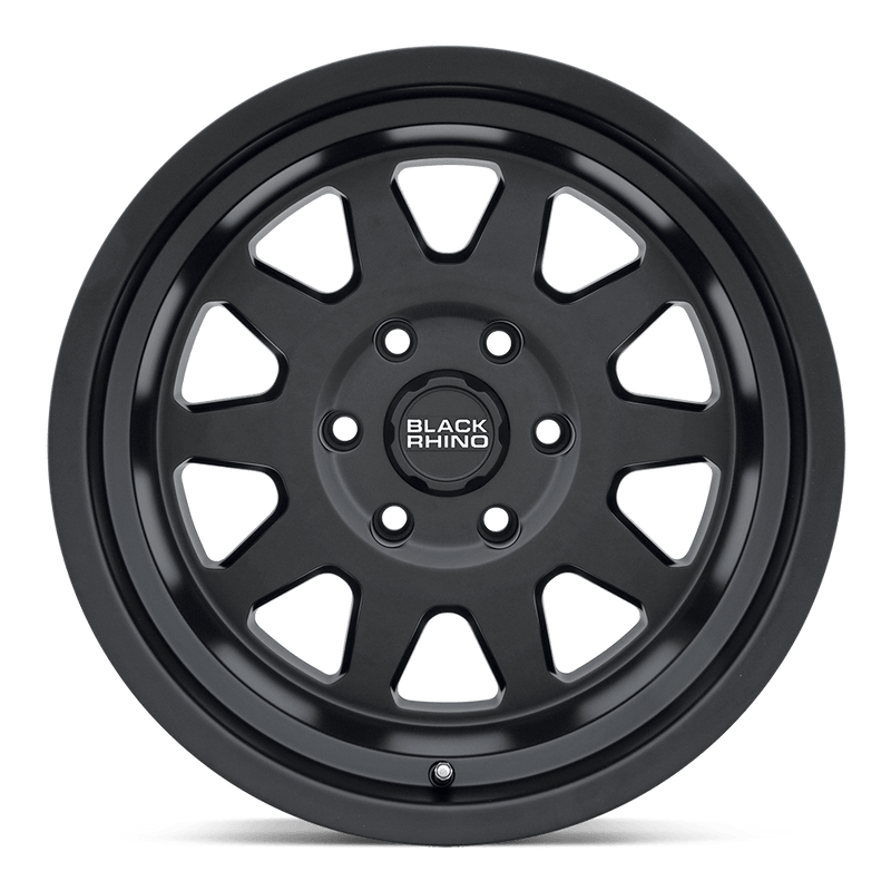 Black Rhino Stadium Matte Black - 17x8.5 | +0 | 6x139.7 | 112.1mm - Wheel Haven