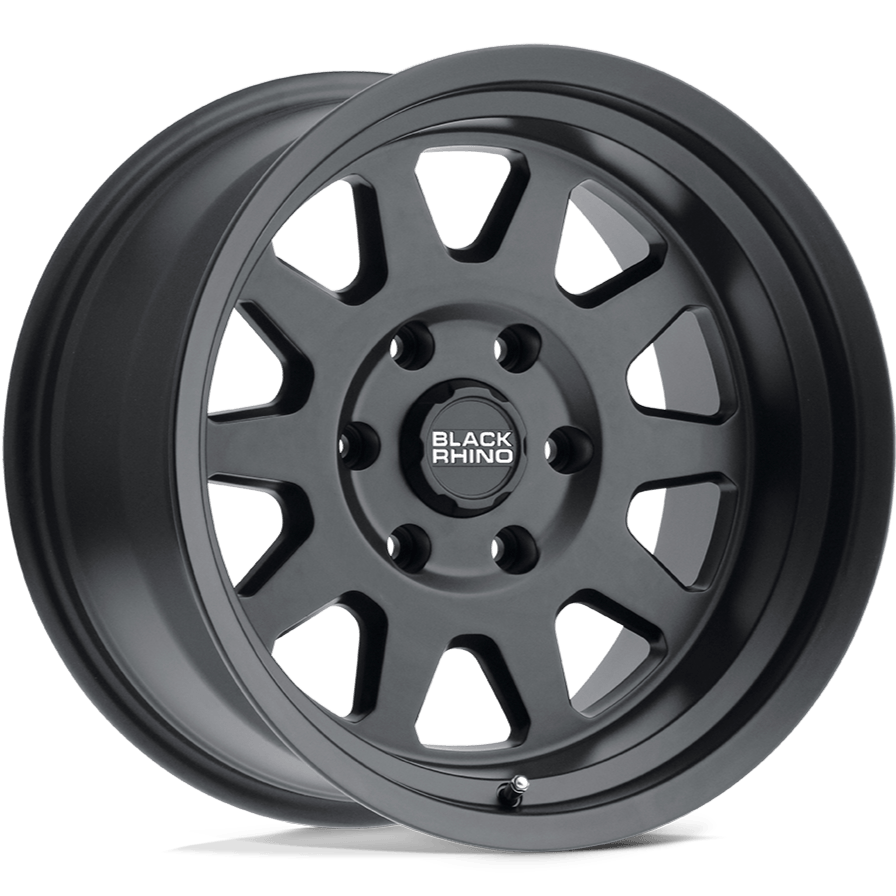 Black Rhino Stadium Matte Black - 17x9 | +0 | 5x139.7 | 78.1mm - Wheel Haven