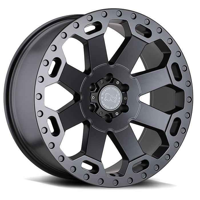 Black Rhino Warlord Matte Gunmetal - 20x9 | -12 | 6x139.7 | 112.1mm - Wheel Haven