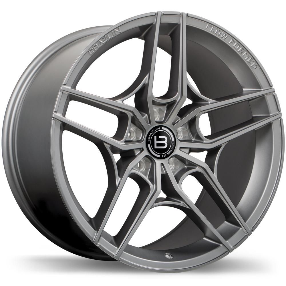Braelin BR12 Satin Charcoal - 19x10.5 | +40 | 5x114.3 | 70.1mm - Wheel Haven