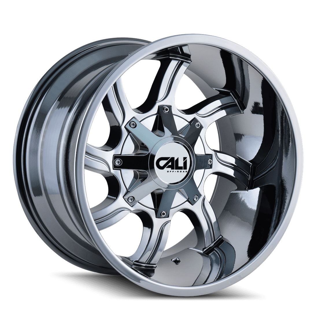 Cali Off-Road Twisted Chrome - 20x14 | -76 | 6X135 / 6X139.7 | 106mm