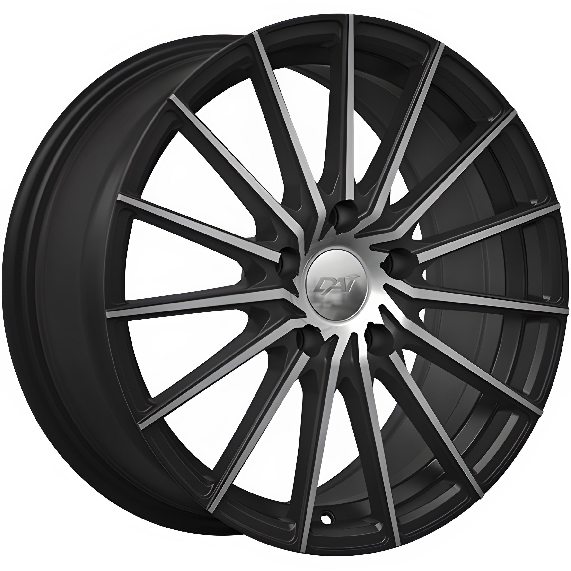 DAI Specter Gloss Black - Machined Face - 14x6.0 | +35 | 4x100 | 73.1mm