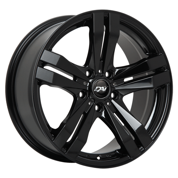 DAI TARGET Gloss Black 17x7.5 +42 5x114.3mm 67.1mm - Wheel Haven