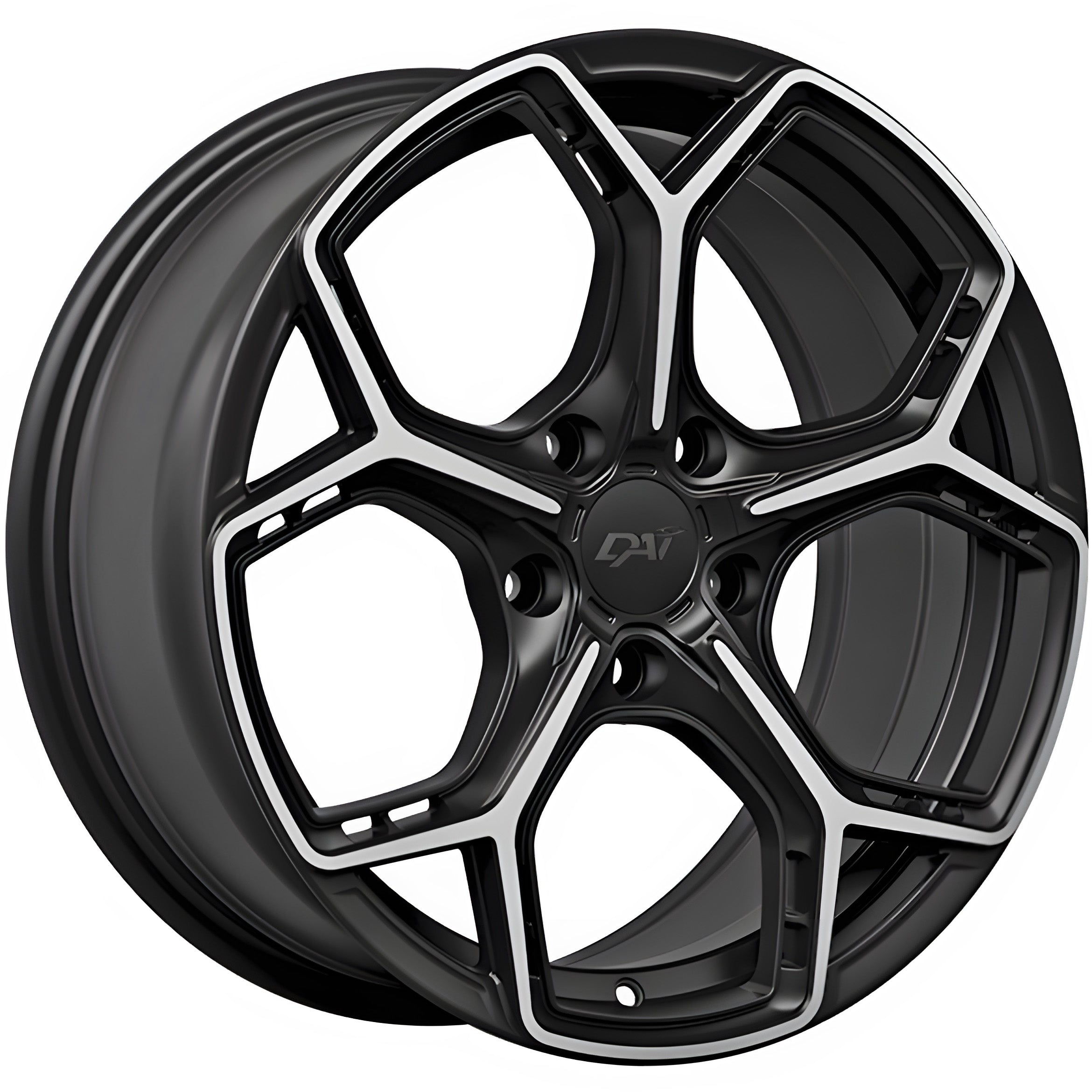 DAI Widow Gloss Black - Machined Face - 16x7.0 | +40 | 5x100 | 73.1mm