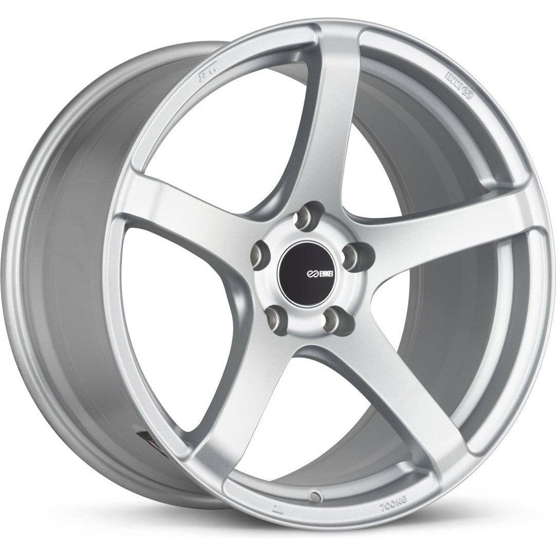 Enkei KOJIN Silver Paint - 18x8 | +32 | 5x120 | 72.6mm - Wheel Haven