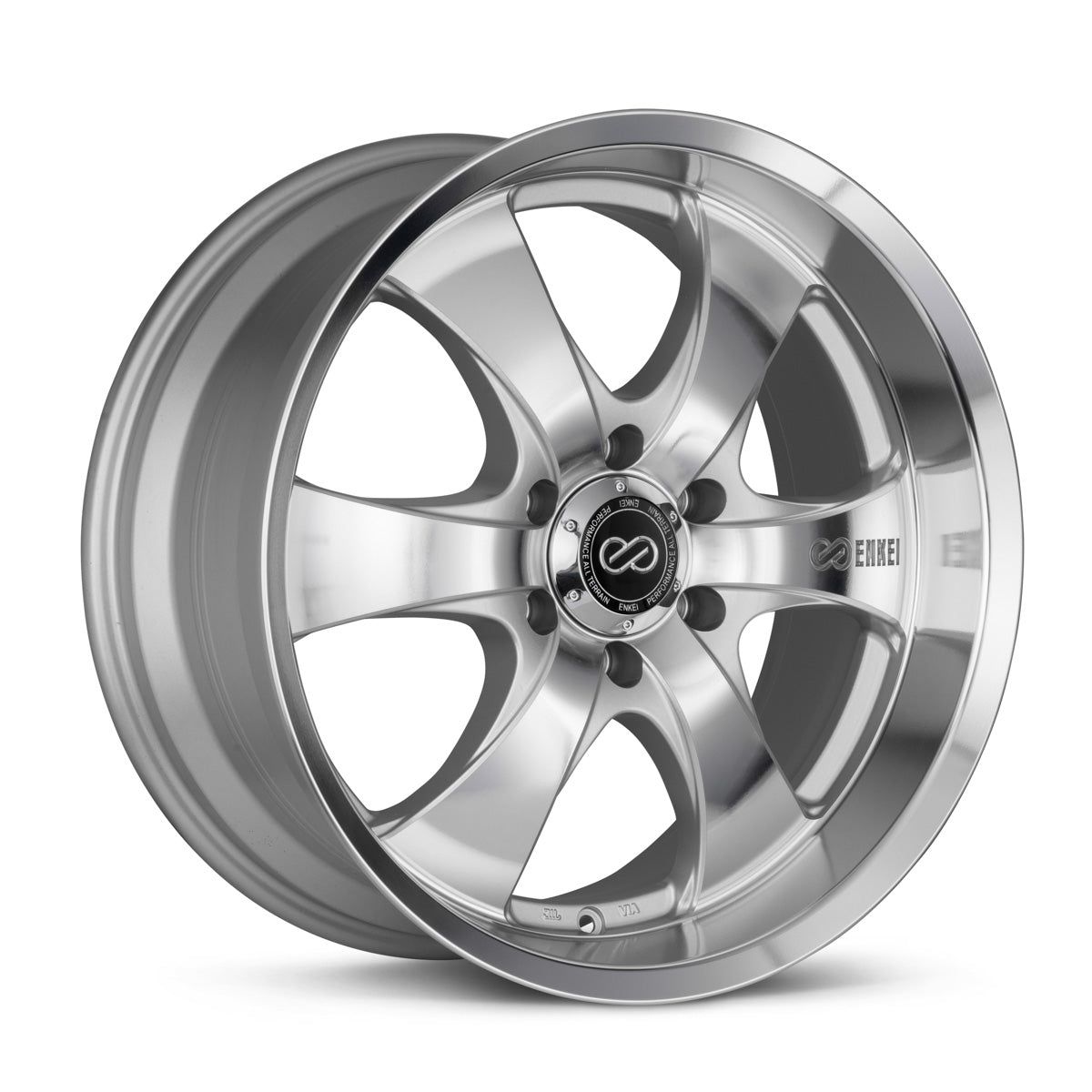 Enkei M6 Silver Mach - 18x8.5 | +10 | 6x139.7 | 108.5mm - Wheel Haven