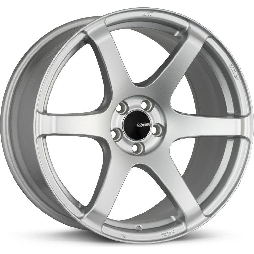 Enkei T6S Silver Paint - 18x8.5 | +35 | 5x120 | 72.6mm - Wheel Haven