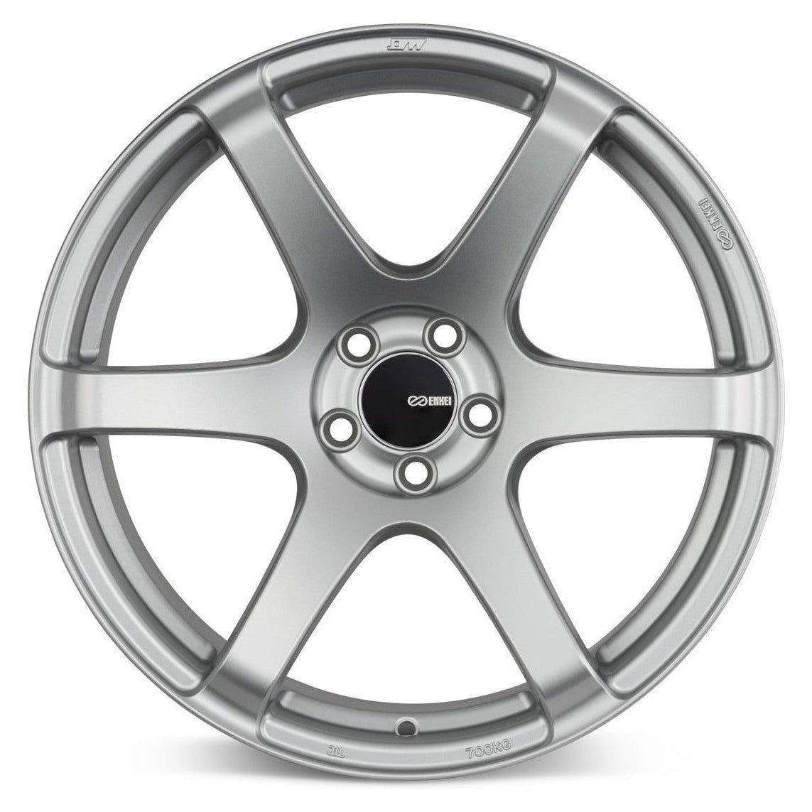 Enkei T6S Silver Paint - 18x8.5 | +35 | 5x120 | 72.6mm - Wheel Haven