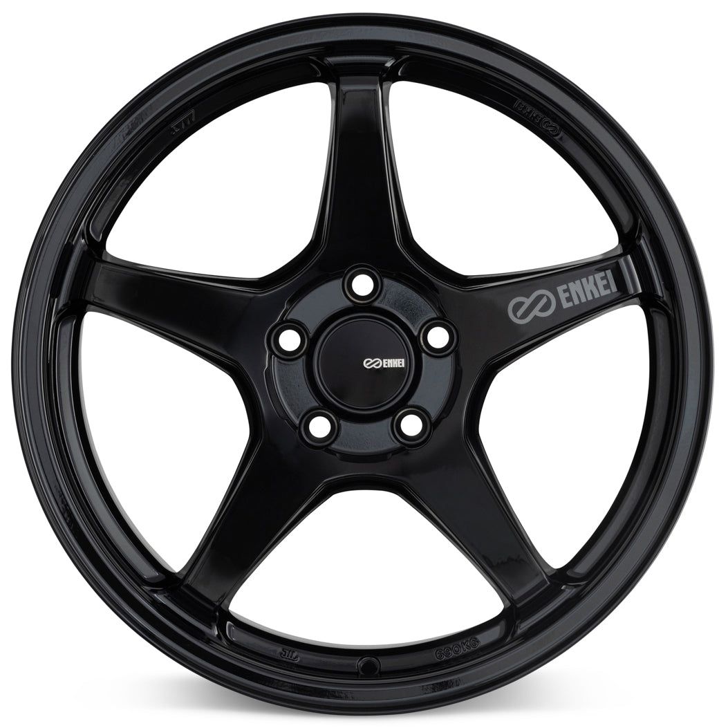 Enkei TS-5 Gloss Black - 18x8.5 | +38 | 5x114.3 | 72.6mm - Wheel Haven