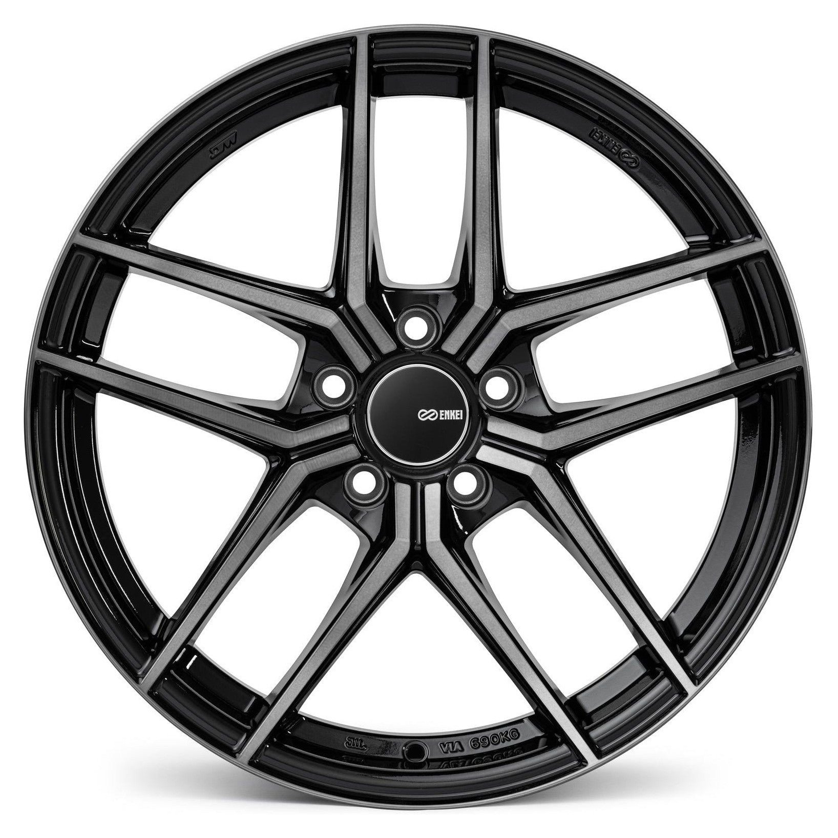 Enkei TY5 Pearl Black - 18x9.5 | +45 | 5x120 | 72.6mm - Wheel Haven