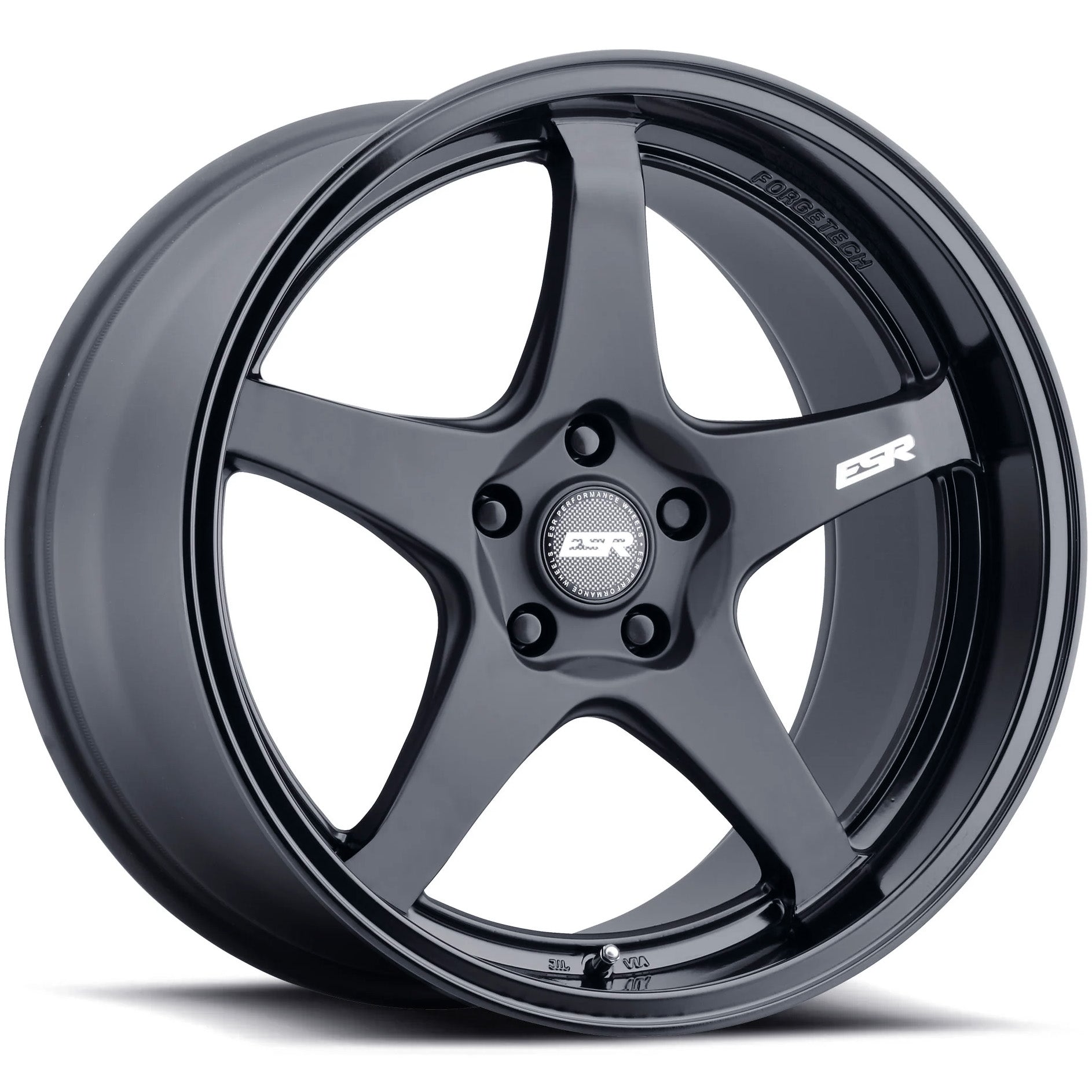 ESR AP5 Matte Black w/ Gloss Black - 18x10.5 | +22 | 5x114.3