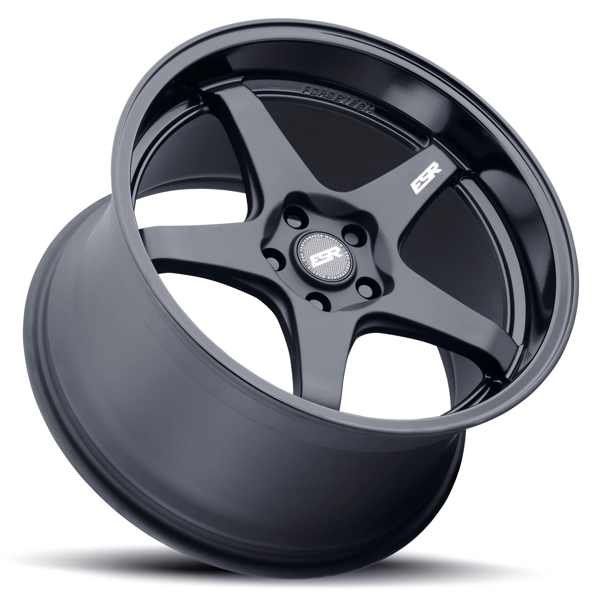 ESR AP5 Matte Black w/ Gloss Black - 18x10.5 | +22 | 5x114.3