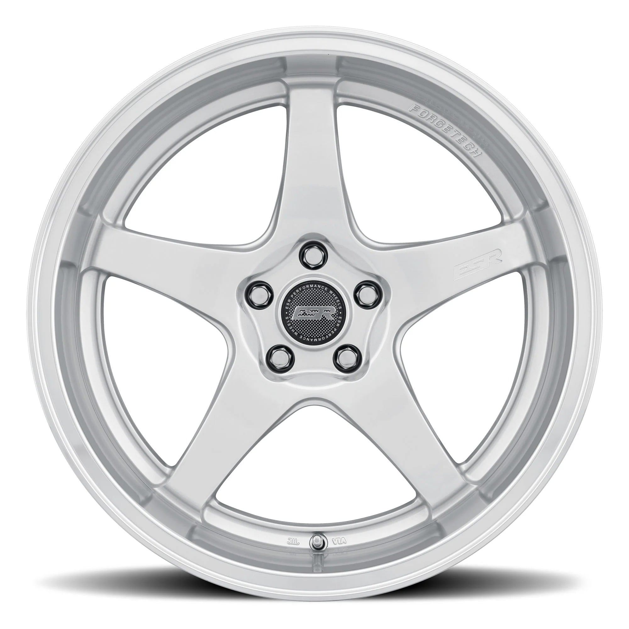 ESR AP5 Hyper Silver Machined Lip - 18x9.5 | +22 | 5x120 | 72.6mm