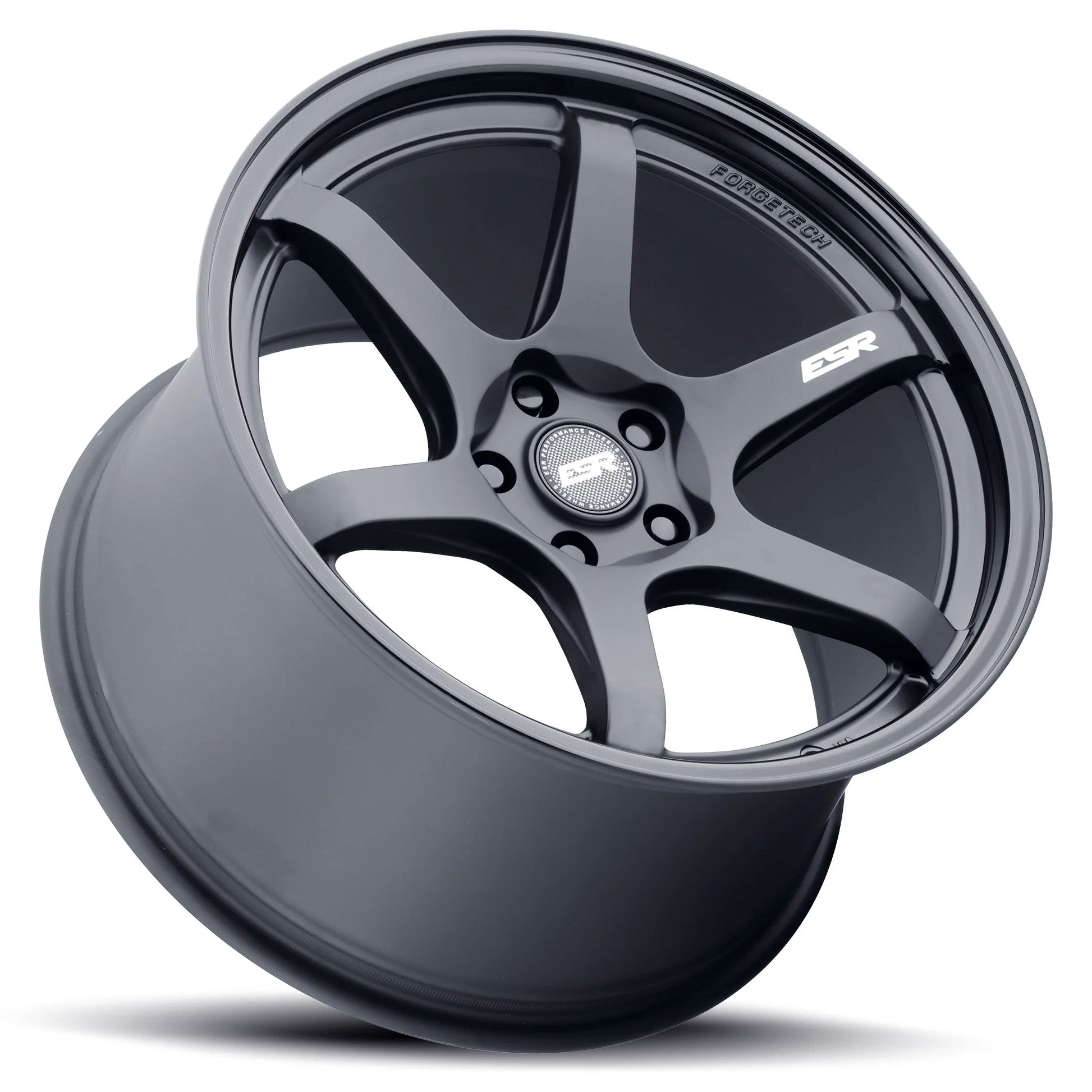 ESR AP6 Matte Black Gloss Black 18x9.5 +35 5x100mm 72.6mm