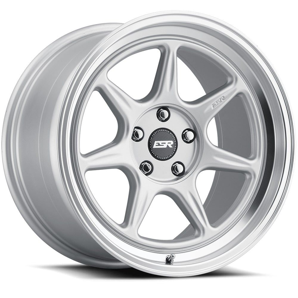ESR Wheels CR7 Hyper Silver W/ Machined Lip 19x9 +32 5x120mm 72.6mm - Wheel Haven